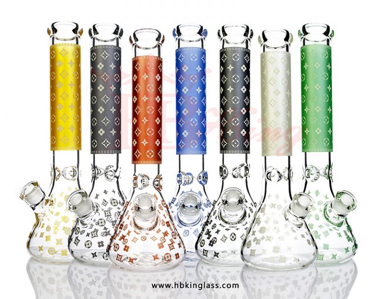 Elegant LV Bongs Model KR184 - Premium High Borosilicate Glass With ...