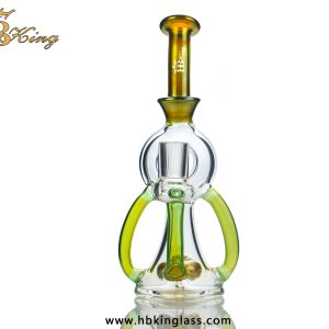 KR360 8-inch Electroplate Color Recycler Bong